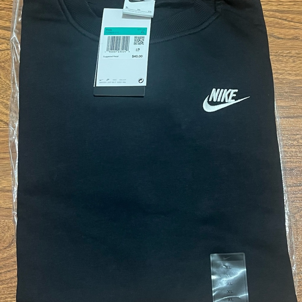 Nike Black Sweatshirt Youth